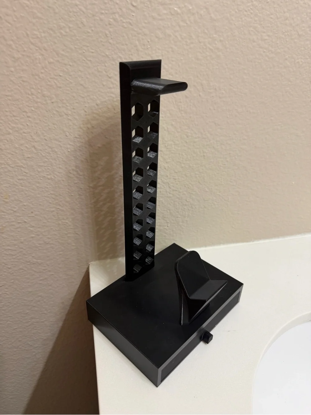 Black Gaming Controller & Headset Organizer Stand by